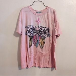 Wildfox oversized graphic tee